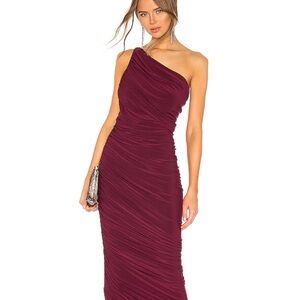 Norma Kamali one shoulder dress